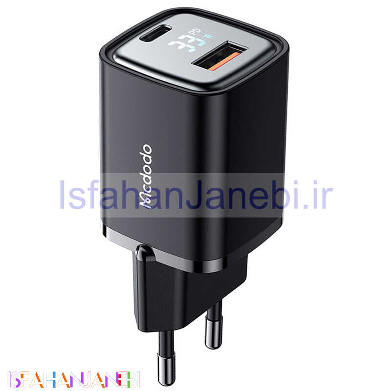 اصفهان جانبی-کلگی فست شارژ Mcdodo CH-1701 2Port 4A QC4.0 PD 33W