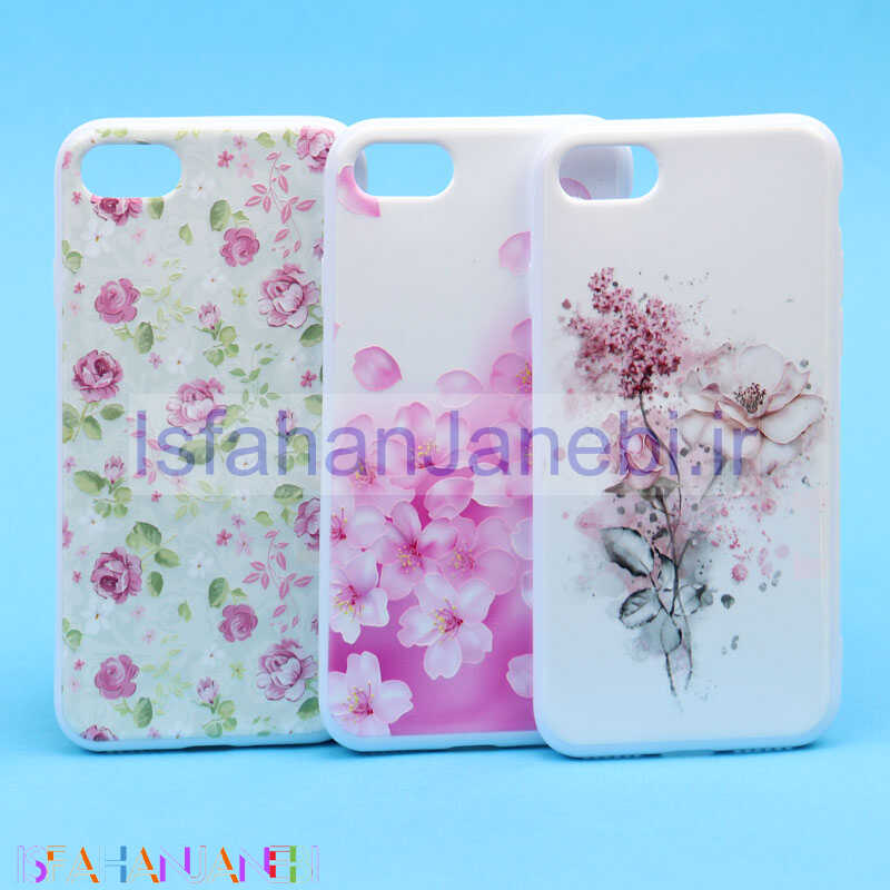 اصفهان جانبی-قاب فانتزی سفید طرح گل آیفون iPhone 7/8