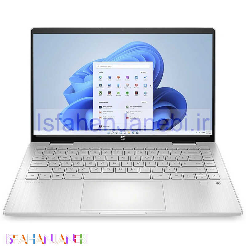 اصفهان جانبی-لپ تاپ HP Pavilion X360 14T EK000 Core i5 (1235U) 8GB 1TB SSD Intel 14" FHD