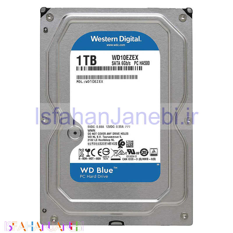 اصفهان جانبی-هارد اینترنال وسترن دیجیتال Western Digital Blue WD10EZEX 1TB