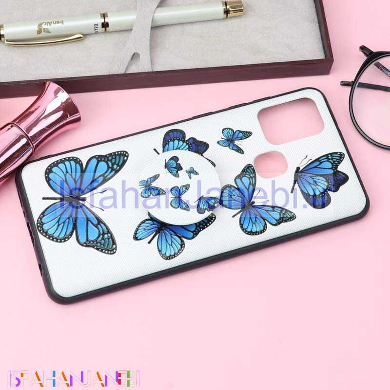 اصفهان جانبی-قاب فانتزی برجسته + پاپ سوکت کد10 سامسونگ A21s