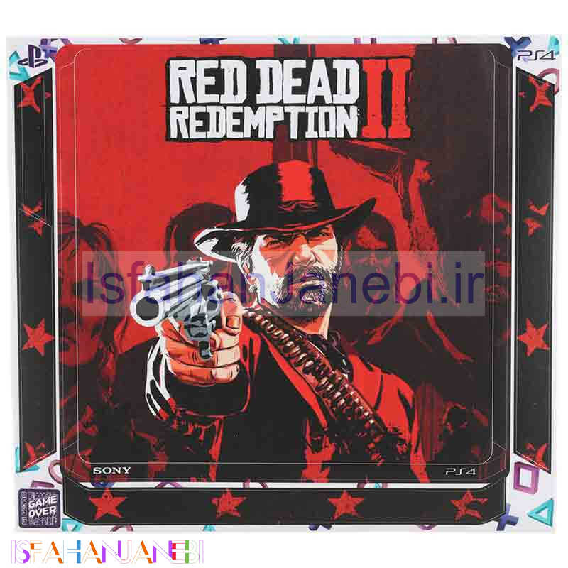 اصفهان جانبی-اسکین پلی استیشن 4 اسلیم طرح Red Dead Redemption 2 کد 5
