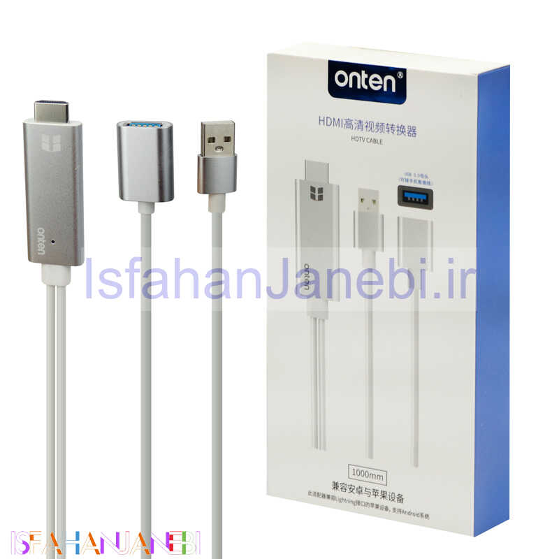 اصفهان جانبی-تبدیل Onten OTN-7562 USB 3.0 to HDMI 1m