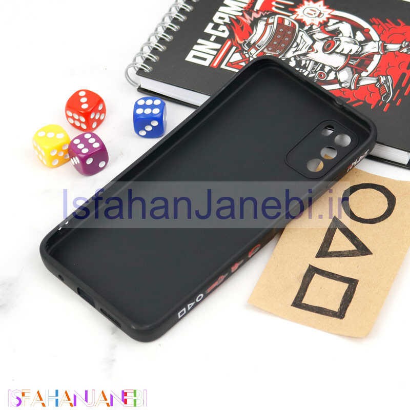 اصفهان جانبی-قاب سیلیکونی محافظ لنزدار طرح اسکویید گیم Xiaomi Poco M3 کد 9