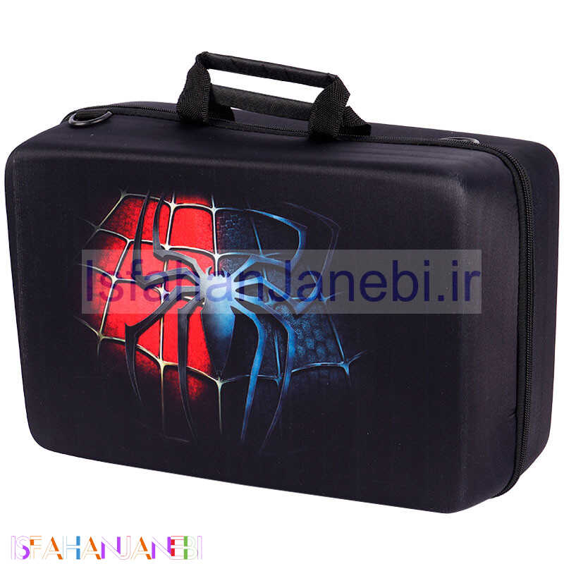 اصفهان جانبی-کیف کنسول بازی PS5 Slim طرح Spider Man کد 3