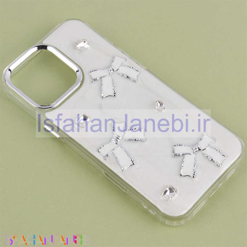 اصفهان جانبی-قاب اکلیلی Vip Max آیفون iPhone 16 Pro Max پاپیونی نگین دار