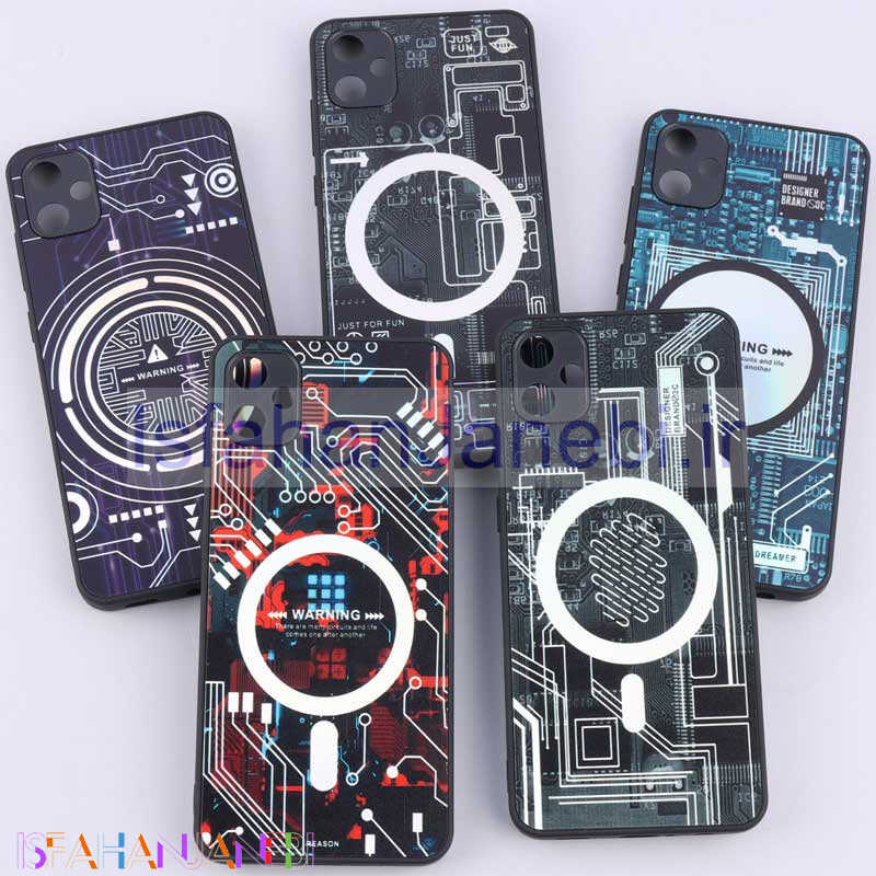 اصفهان جانبی-قاب PC طرحدار MagSafe محافظ لنزدار Samsung Galaxy A05