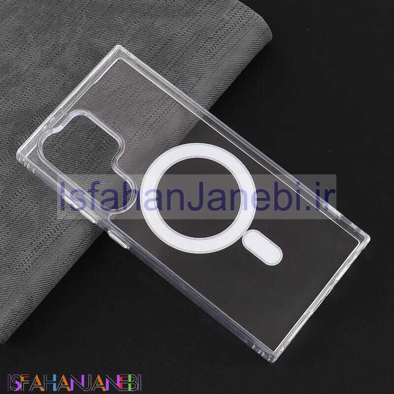 اصفهان جانبی-قاب مگ سیف شفاف اصلی Vip Max سامسونگ Galaxy S24 Ultra