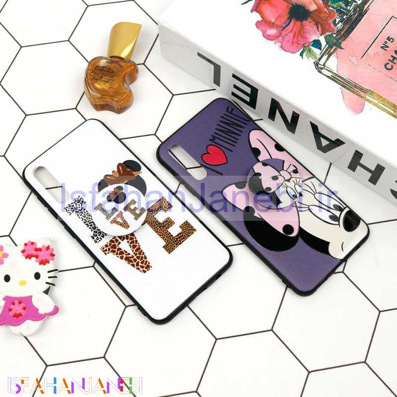 اصفهان جانبی-قاب فانتزی برجسته + پاپ سوکت طرح میکی موس سامسونگ A30s / A50s سری D