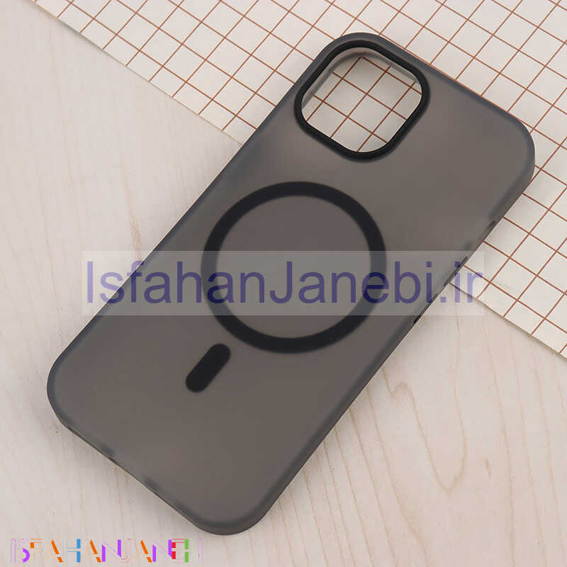 اصفهان جانبی-قاب ژله ای مگ سیف آیفون iPhone 15 پشت مات