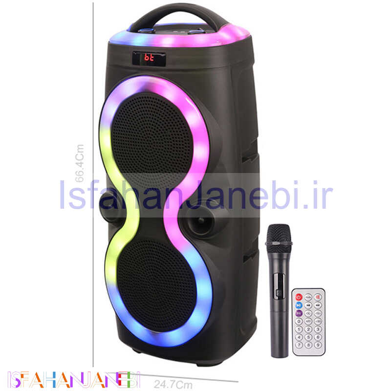 اصفهان جانبی-اسپیکر چمدانی بلوتوثی سینگ ای ZQS6236 + میکروفون و ریموت کنترل