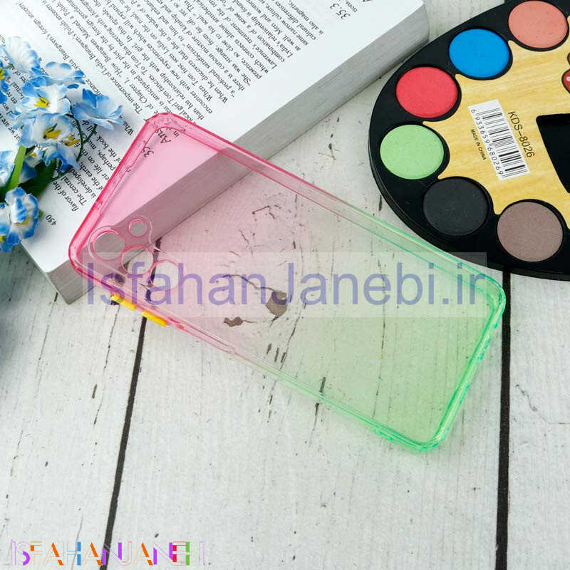 اصفهان جانبی-قاب آبرنگی دور رنگی محافظ لنزدار Samsung Galaxy A13 5G