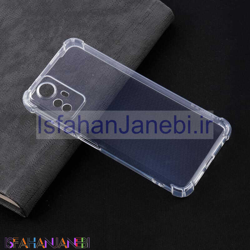 اصفهان جانبی-قاب ژله ای ضربه گیر بی رنگ محافظ لنزدار Xiaomi Redmi Note 12S