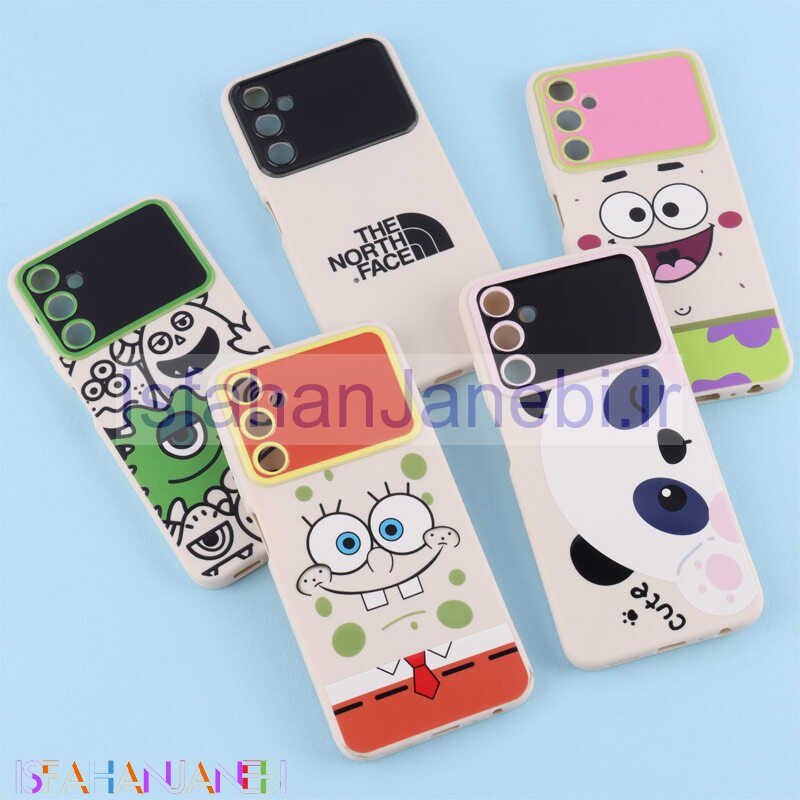 اصفهان جانبی-قاب TPU طرح دار رنگی محافظ لنزدار Samsung Galaxy A05s