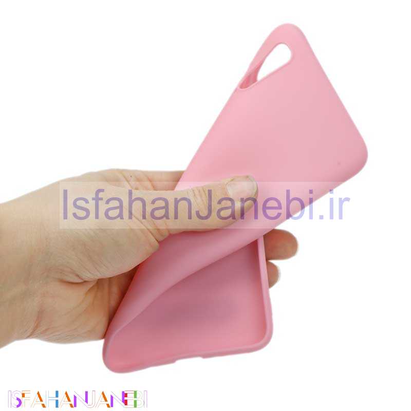 اصفهان جانبی-قاب رنگی ژله ای Samsung A70 صورتی