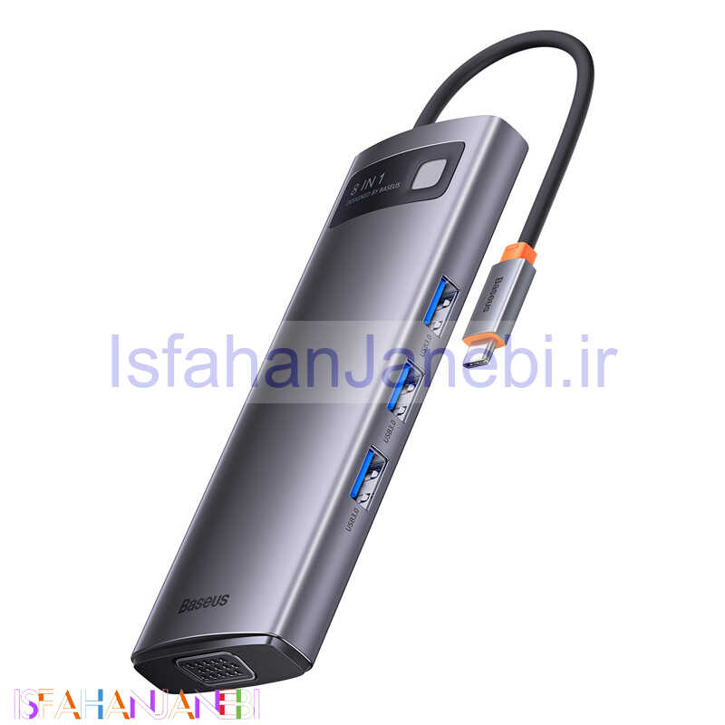 اصفهان جانبی-هاب 6 پورت Type-C باسئوس StarJoy Series WKWG050013