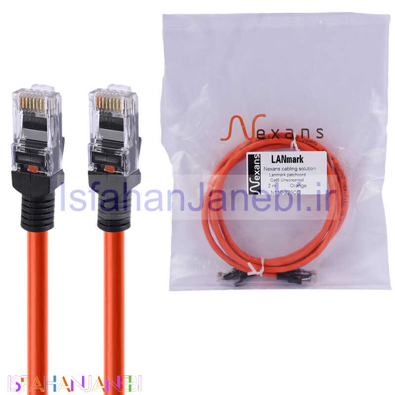 اصفهان جانبی-کابل شبکه Nexans Cat6 2m