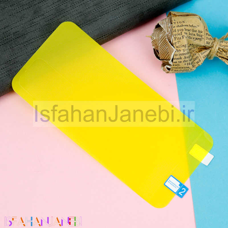 اصفهان جانبی-برچسب پشت تمام چسب زرد Xiaomi Poco X3 GT
