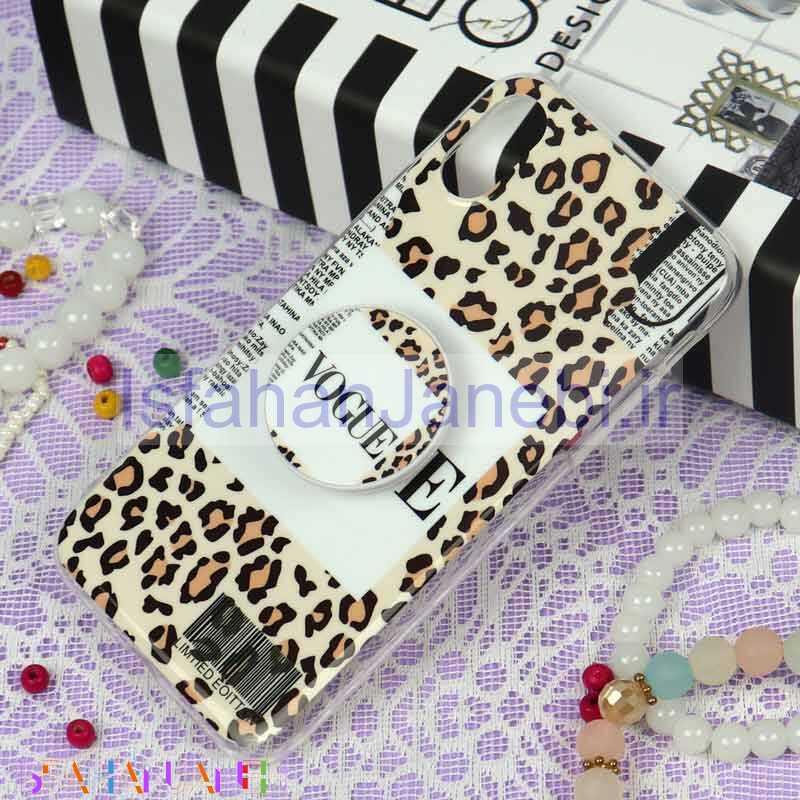 اصفهان جانبی-قاب سوپر IMD دور شفاف VOGUE پاپ سوکت دار iPhone X/XS
