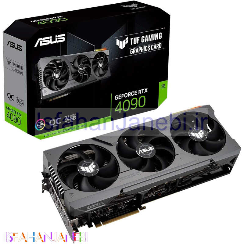 اصفهان جانبی-کارت گرافیک ASUS TUF Gaming GeForce RTX 4090 OC Edition 24GB GDDR6X 384Bit