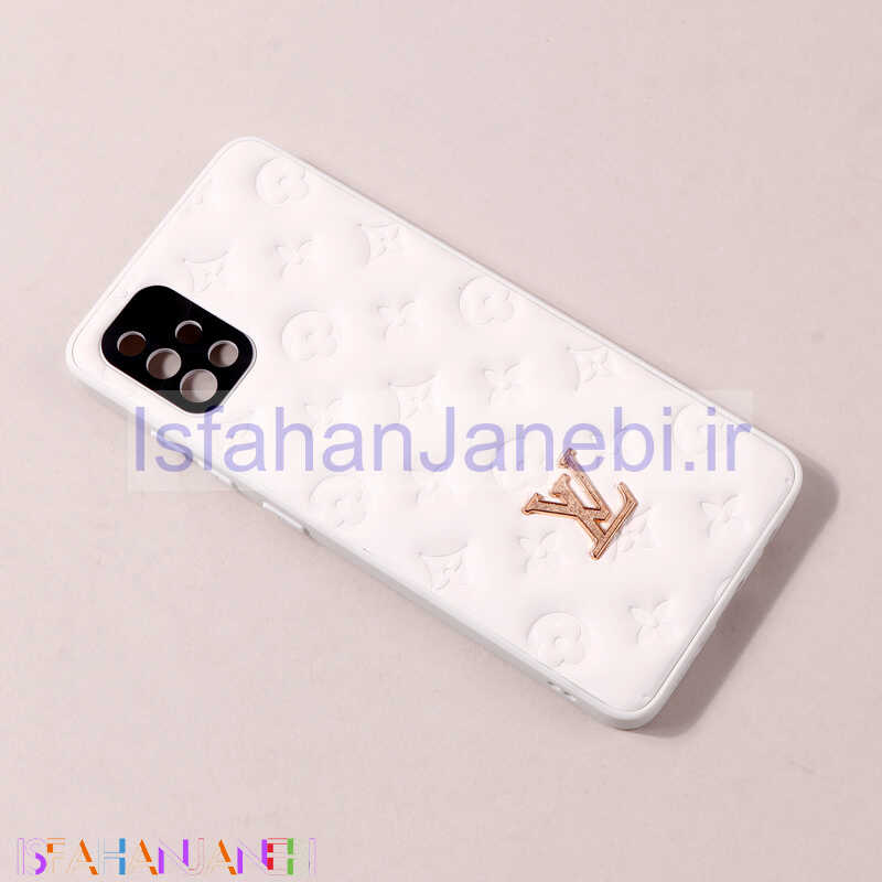 اصفهان جانبی-قاب پافر چرمی LV محافظ لنزدار Samsung Galaxy A51