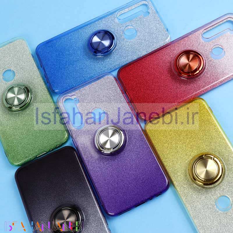 اصفهان جانبی-قاب شاینی هولدر دار Xiaomi Redmi Note 8T