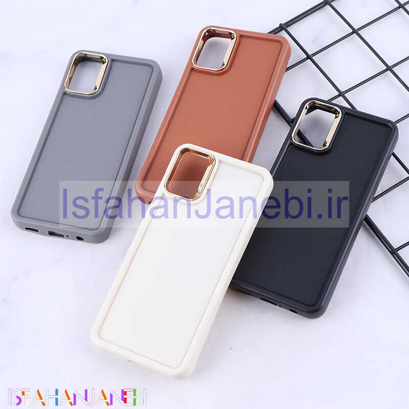 اصفهان جانبی-قاب سولید چرمی سامسونگ Galaxy A05 دور محافظ متال