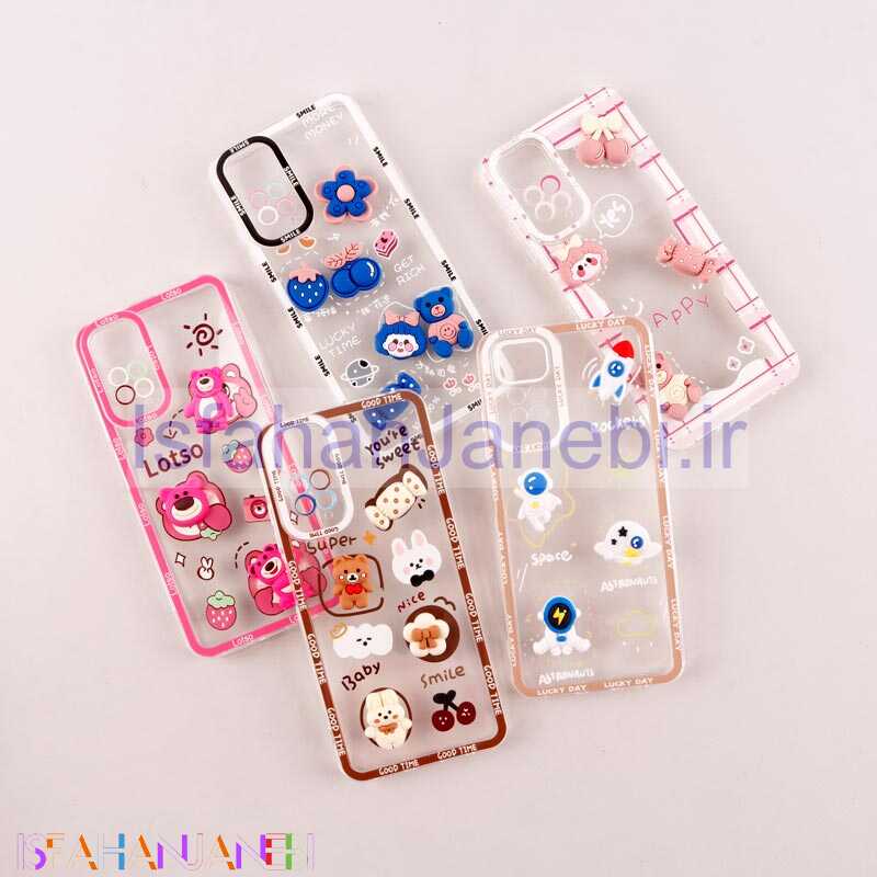 اصفهان جانبی-قاب عروسکی برجسته Highcopy محافظ لنزدار Xiaomi Redmi Note 11 / 11s