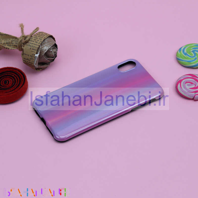 اصفهان جانبی-قاب لیزری IMD آیفون iPhone XS Max صورتی