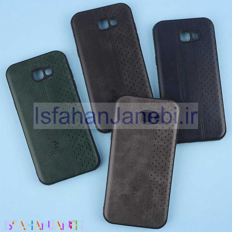 اصفهان جانبی-قاب چرمی Canary سامسونگ 2017 Galaxy A7 محافظ لنزدار