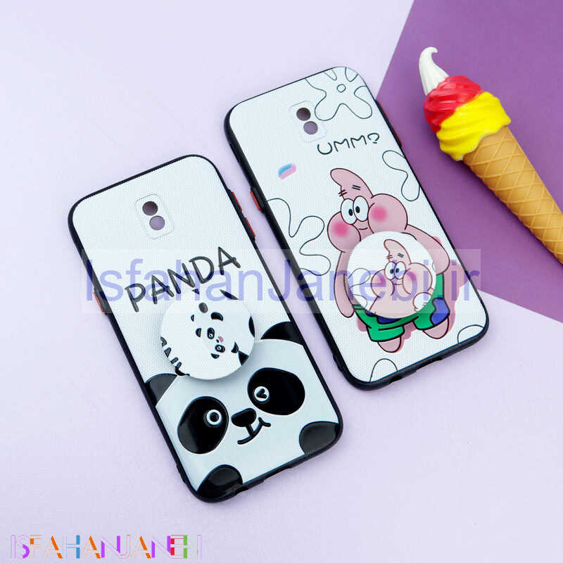 اصفهان جانبی-قاب فانتزی طرحدار دخترانه محافظ لنزدار + پاپ سوکت Samsung Galaxy J5 Pro سری R