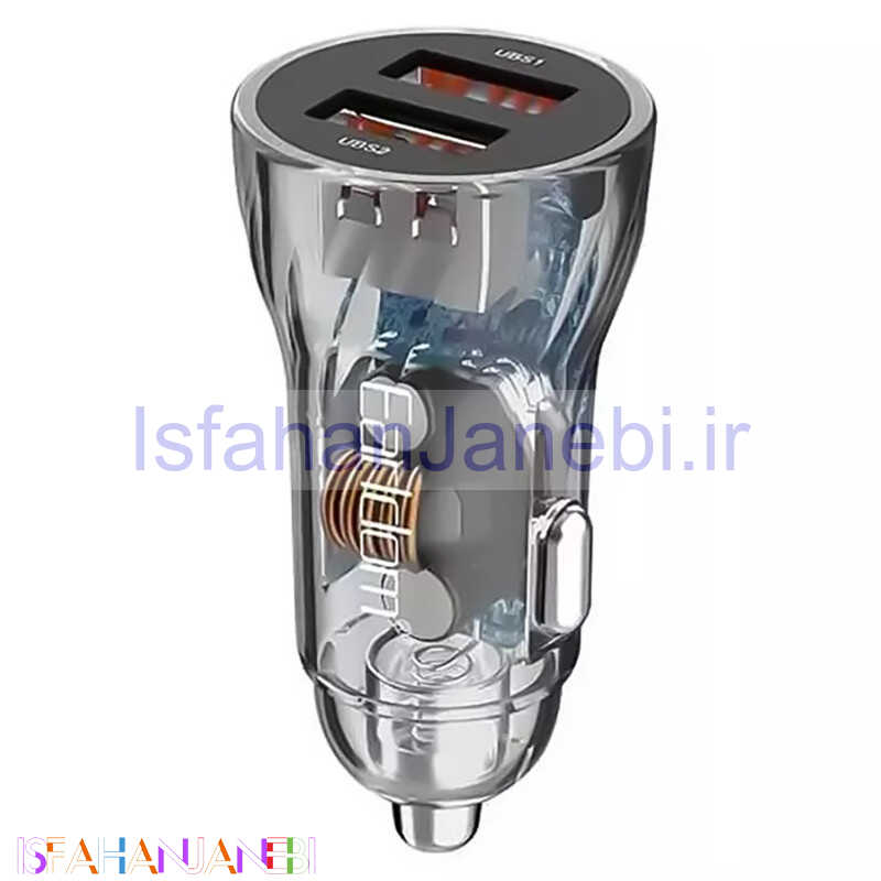 اصفهان جانبی-شارژر فندکی فست شارژ Earldom ES-CC18 3.1A 15.5W
