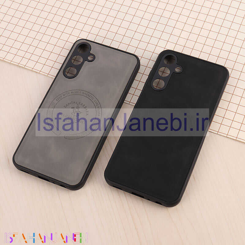 اصفهان جانبی-قاب چرمی Polo & Racquet Club سامسونگ Galaxy A25 طرح مگ سیف محافظ لنزدار