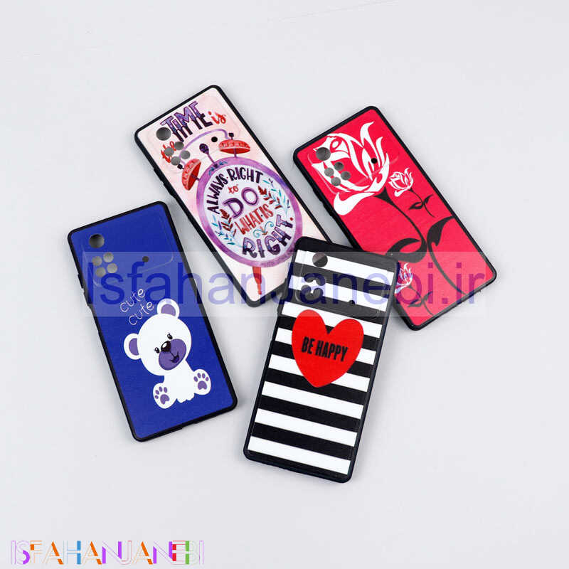 اصفهان جانبی-قاب دور ژله ای طرحدار دخترانه محافظ لنزدار ایرانی Xiaomi Poco M4 Pro