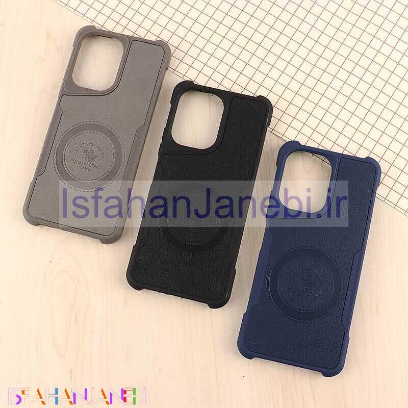 اصفهان جانبی-قاب چرمی Polo Racquet Club شیائومی Redmi 13C / Poco C65