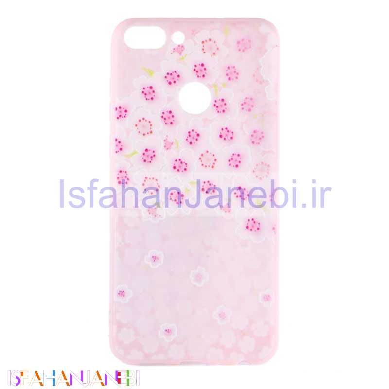 اصفهان جانبی-قاب ژله ای صورتی طرح دار کد7 Huawei P Smart