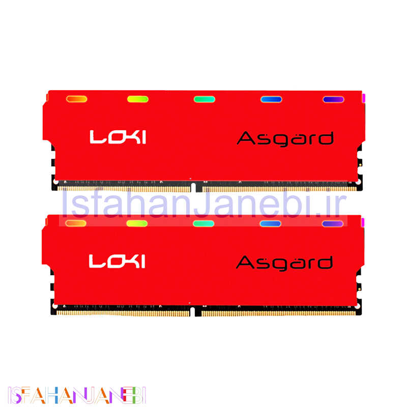 اصفهان جانبی-رم کامپیوتر ASGARD Loki W1 RGB DDR4 16GB 3200MHz CL19 Dual
