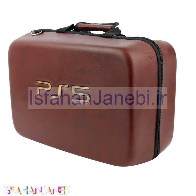 اصفهان جانبی-کیف کنسول بازی PS5 چرمی زرشکی
