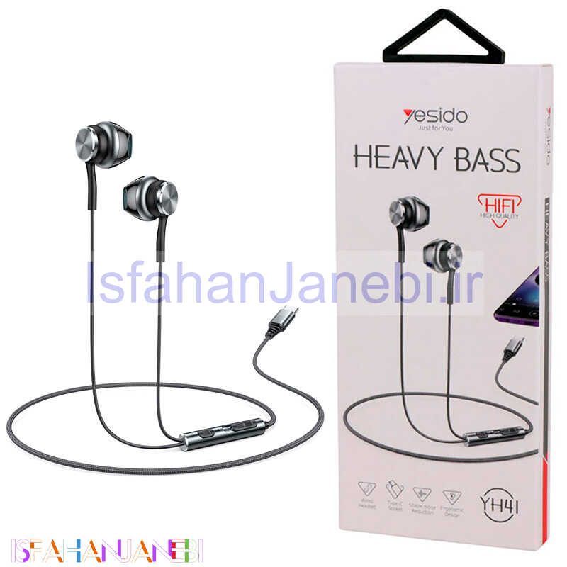 اصفهان جانبی-هندزفری Yesido YH41 Type-C