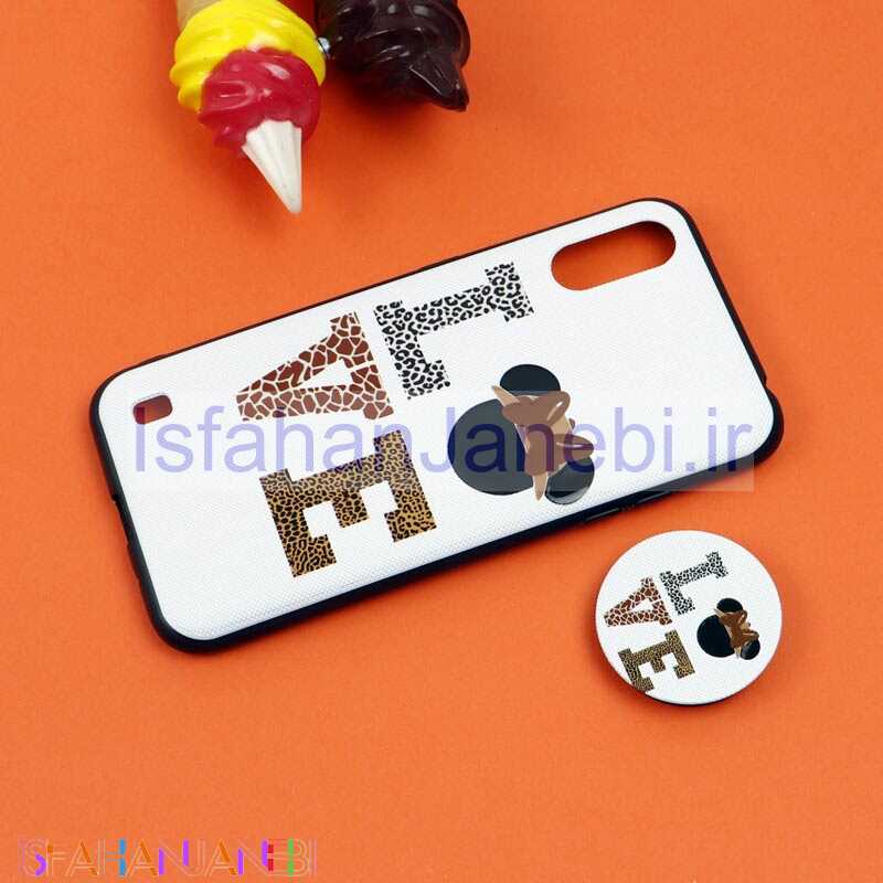 اصفهان جانبی-قاب فانتزی برجسته + پاپ سوکت طرح میکی موس سامسونگ A01 سری D