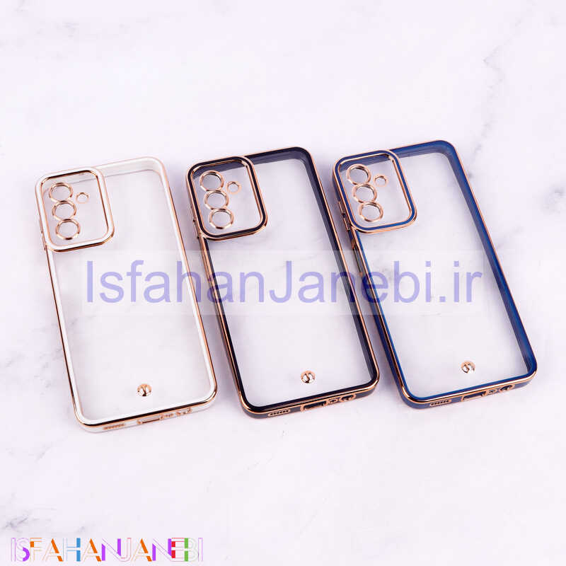 اصفهان جانبی-قاب Space سامسونگ Galaxy A13 5G / A04s دور رنگی محافظ لنزدار