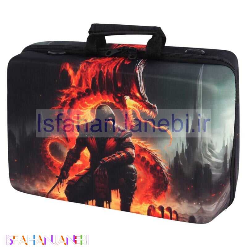 اصفهان جانبی-کیف کنسول بازی PS5 Slim طرح Mortal Kombat کد 5