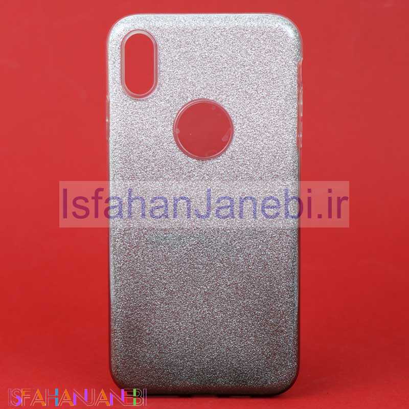 اصفهان جانبی-قاب اکلیلی iPhone XS Max سفید مشکی