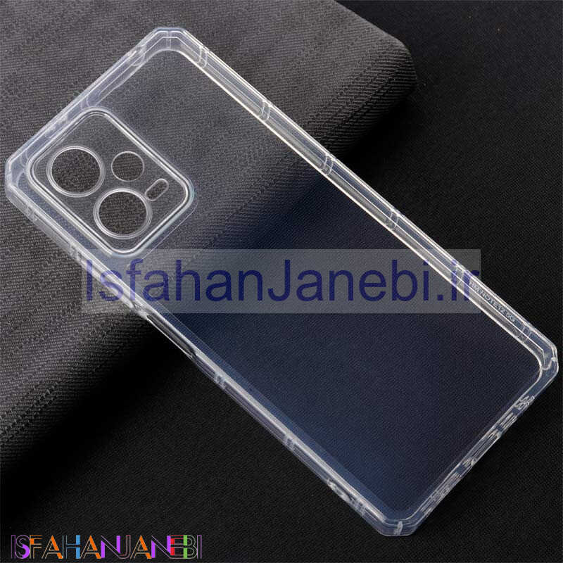 اصفهان جانبی-قاب ژله ای بی رنگ شیائومی Poco X5 محافظ لنزدار