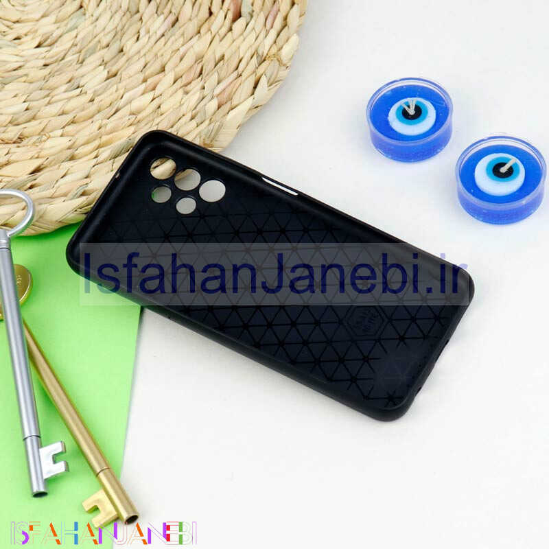 اصفهان جانبی-قاب محافظ لنزدار چرمی لاکچری Samsung Galaxy A13 4G