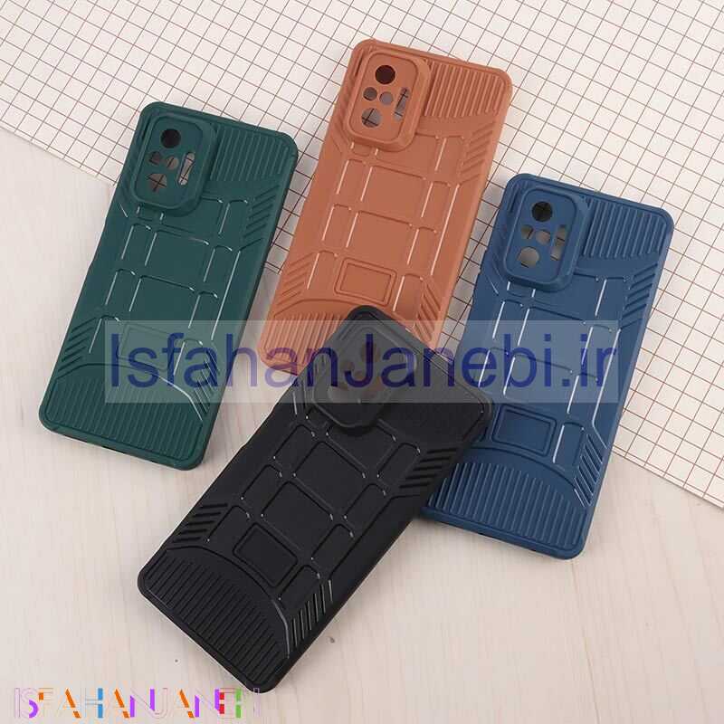 اصفهان جانبی-قاب سیلیکونی ژله ای شیائومی Redmi Note 10 Pro 4G پنجره ای محافظ لنزدار