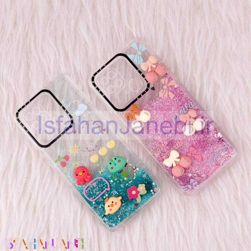 اصفهان جانبی-قاب آکواریومی Casetify شیائومی Redmi 10C عروسکی برجسته محافظ لنزدار