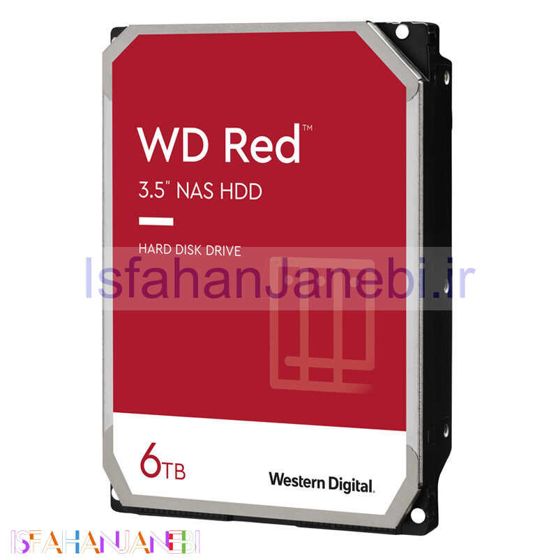 اصفهان جانبی-هارد اینترنال وسترن دیجیتال Western Digital Red Plus WD60EFZX 6TB