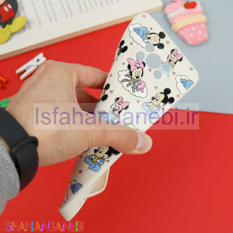 اصفهان جانبی-قاب سیلیکونی سفید محافظ لنزدار طرح میکی موس 3 شیائومی Xiaomi Poco X3