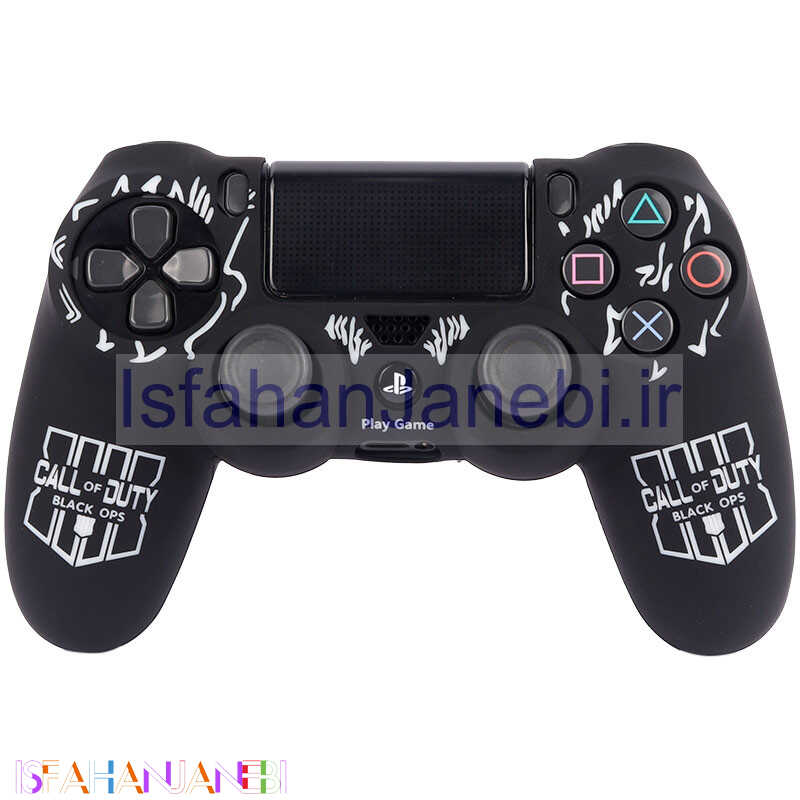 اصفهان جانبی-روکش دسته بازی PS4 طرح Call of Duty Black Ops 4 مشکی سفید
